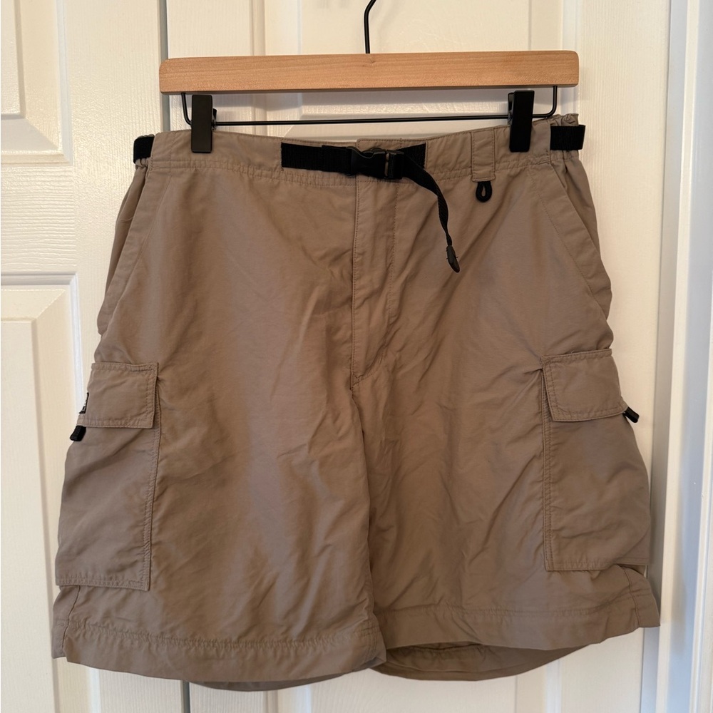 REI Women’s Tan Cargo Hiking Shorts Lightweight Versatile Design